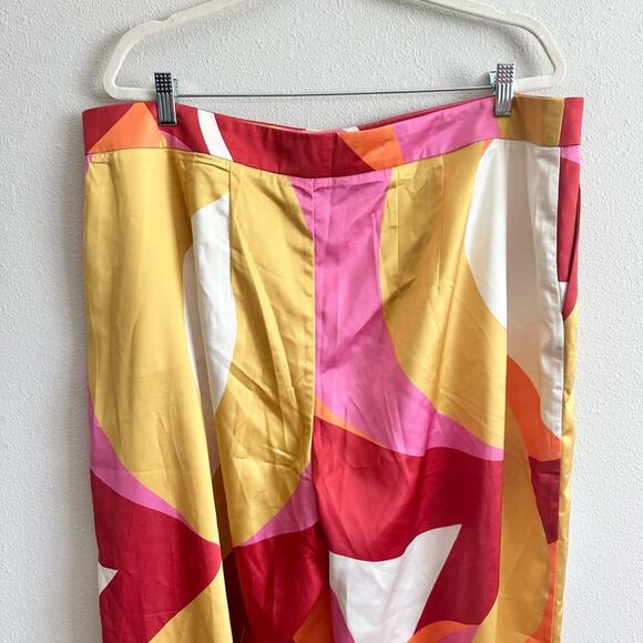 NEW Eloquii Printed Wide Leg Pant in Graphic Swirl Size 16 - Picture 11 of 12